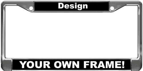 What colors are available for the license plate frames?