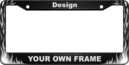 In what states are license plate frames illegal?