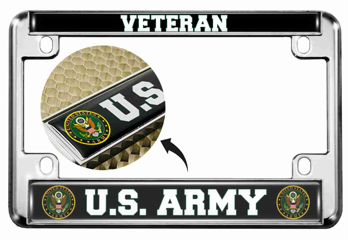 Is the license plate frame an officially licensed U.S. Army product?