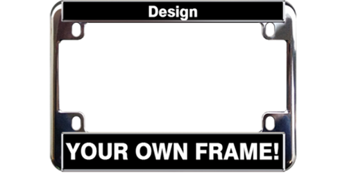 Can the frame coordinate with license plate frames for other vehicles?