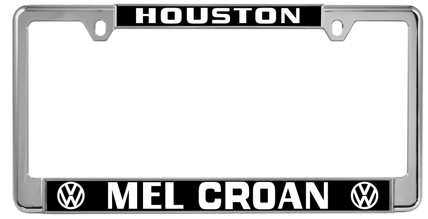 Mel Croan - Custom metal license plate frame Questions & Answers