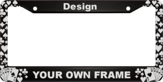 What are the dimensions of the license plate frame?