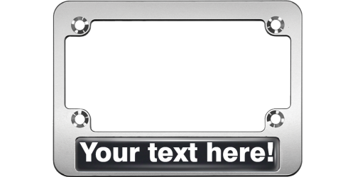 What is the best material for a license plate frame?