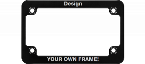 What is the color of the license plate frame?