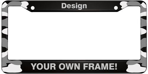 Is the license plate frame compatible with narrow-top frame requirements in certain states?