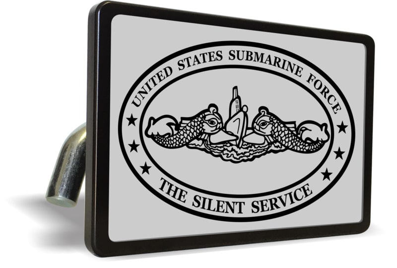 How is the artwork applied to the tow hitch cover?