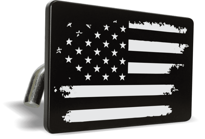 How to put on a tow hitch cover?