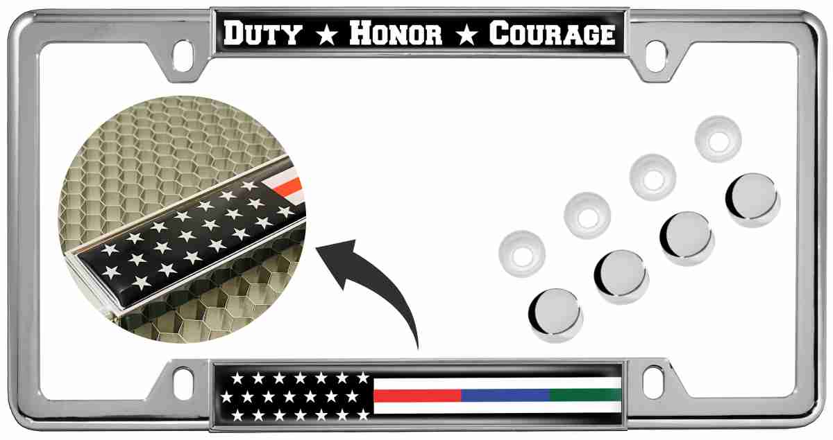 What are the benefits of military license plates in Texas?
