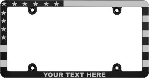 How is the custom message added to the frame?