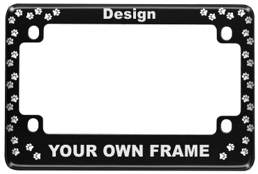 What is the width of the license plate frame?