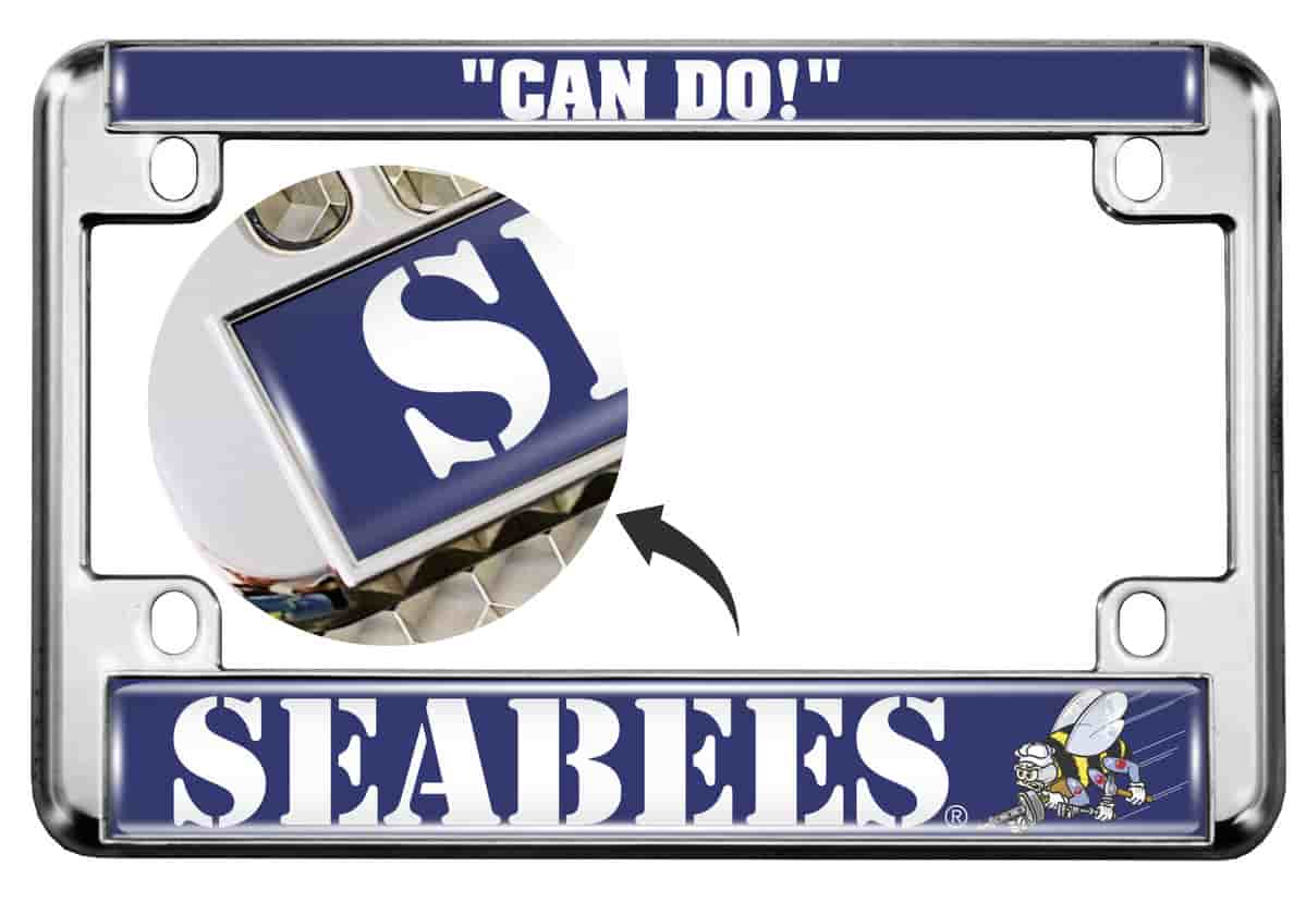 What are the dimensions of the license plate frame?