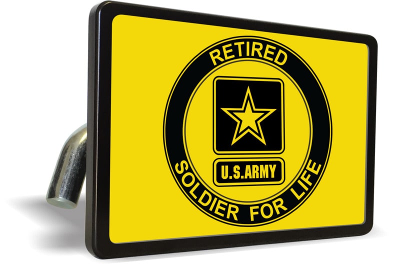 U.S. Army Retired Soldier for Life - Tow Hitch Cover Questions & Answers